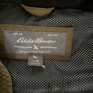 Eddie Bauer men’s waterproof jacket with hood